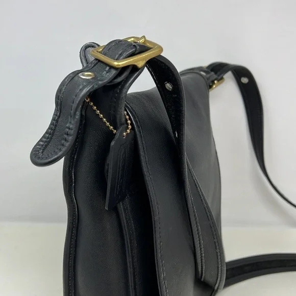 Coach Vintage Patricia’s Legacy Crossbody Black Leather Shoulder Bag - Picture 3 of 15